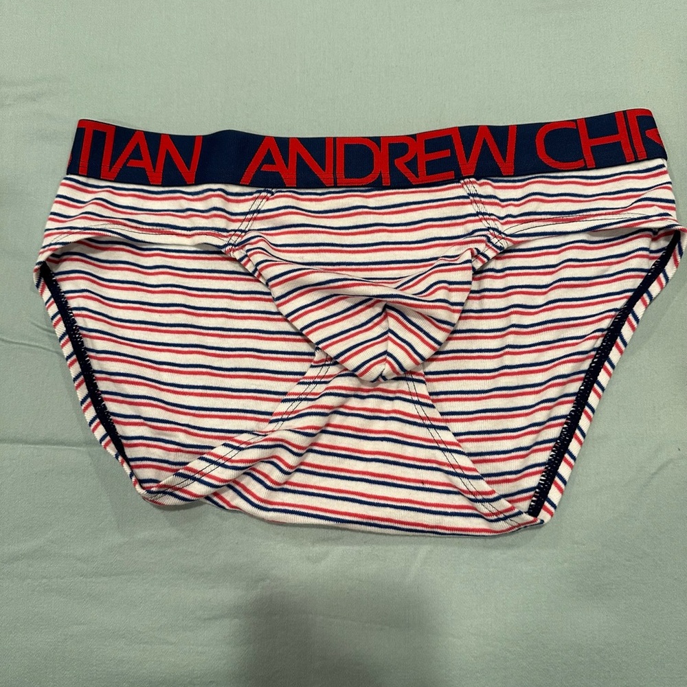 Andrew Christian striped brief